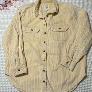NWOT Women’s Billabong Corduroy Over Shirt Small
